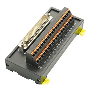 弹片式DB9 15 25 37 26 44 50 62 78二三排公母端子台接线转接板