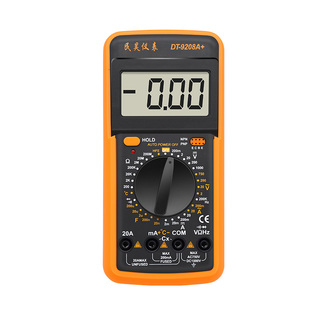 数显万用表 大屏电工DT9208A+数字万能表 测频率温度电容自动关机