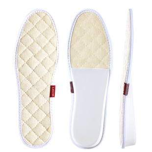 棉麻增高鞋垫内增高垫女冬季加绒加纯棉女款男款式吸汗防臭不累脚