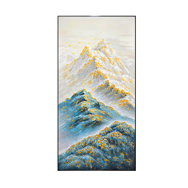 纯手绘油画玄关装饰画走廊过道挂油画