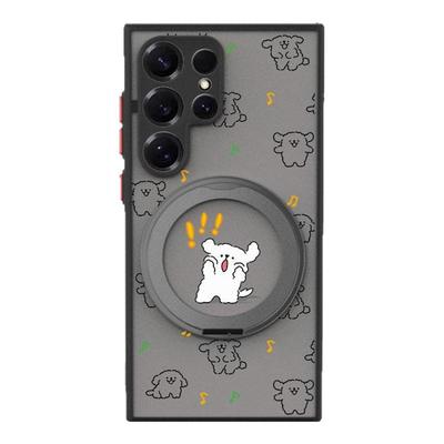 三星s24ultra旋转支架磁吸手机壳