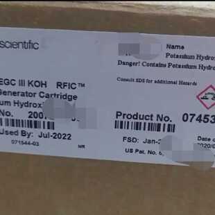 议价074532美国赛默飞戴安DIONEX  氢氧化钾淋洗液发生罐KOH