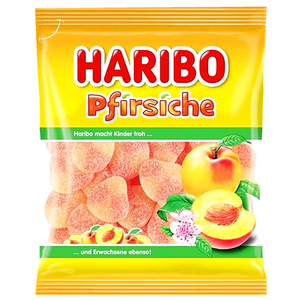 德国原装进口！水蜜桃糖果哈瑞宝桃子味软糖草莓棉花糖小熊糖圣诞