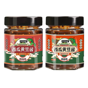 老式西瓜酱豆河南特产农家正宗酱豆纯手工即食下饭酱过节送礼礼盒