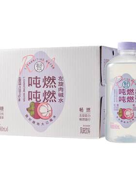 盒马 吨吨燃燃左旋肉碱水 960ml*6瓶