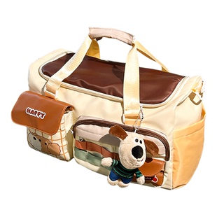 大容量旅行包外出行李收纳袋出差轻便短途可套拉杆手提待产包包女