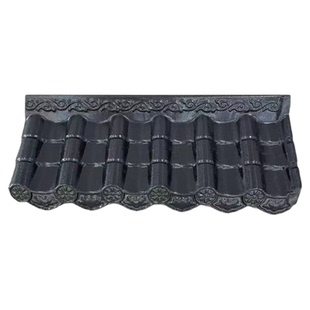 树脂ASA中式一体瓦仿古瓦门楼瓦凉亭房檐屋顶雨棚装饰瓦厂家直销