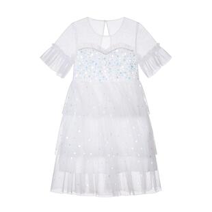 富罗迷公主裙女童连衣裙夏季新款独特漂亮高级女孩好看生日礼服裙