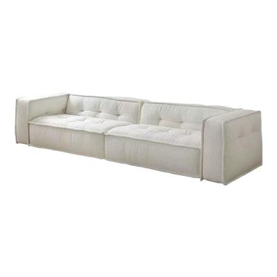 进口泰迪绒奶油风新款吐司沙发