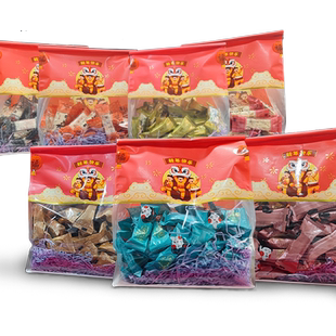 网红 彩阳 银锅海盐太妃糖 扁桃仁腰果脆 法式 牛轧糖500g扁桃仁