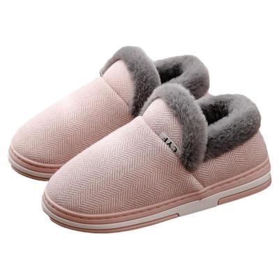 老人棉拖鞋女士冬季2025新款室内居家居包跟防滑加绒保暖棉鞋女款