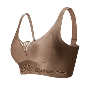 内衣女士薄款大胸显小收副乳聚拢调整型品牌专柜正品无钢圈文胸罩