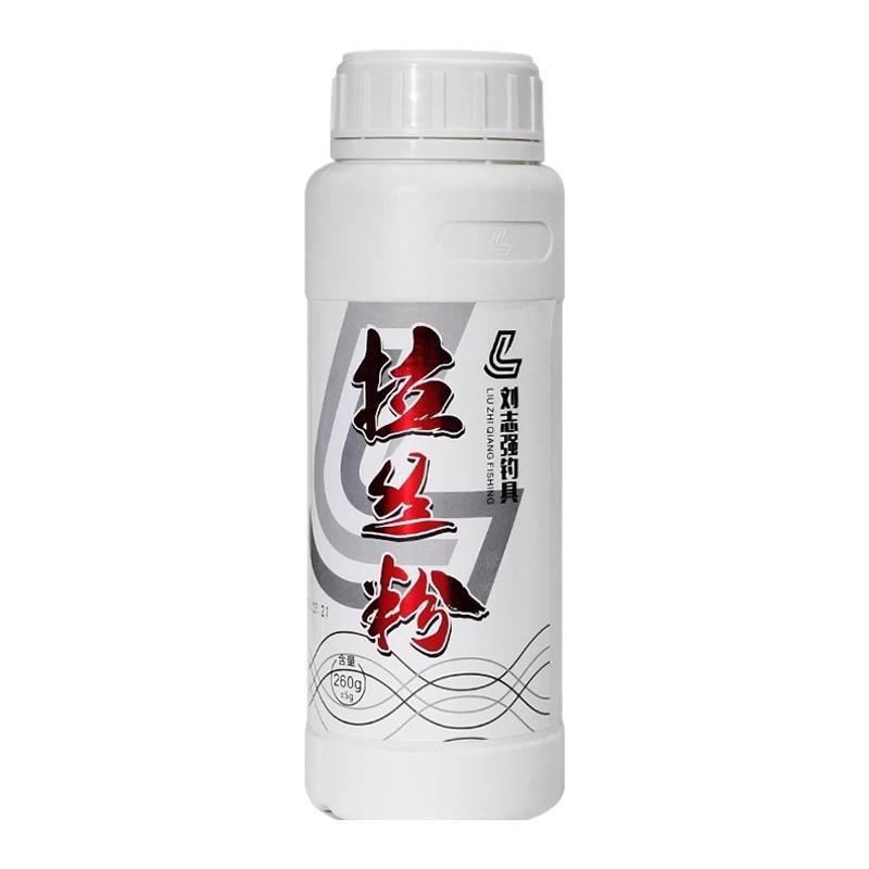 刘志强拉丝粉野钓鱼饵料鲫鲤通用瓶装拉个球状态粉专用钓饵正品g