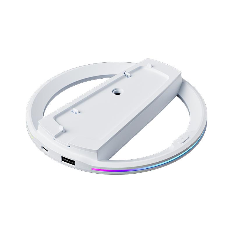 AOLION澳加狮 PS5 Slim主机支架散热立式支架适用于ps5 pro数字版光驱版通用RGB底座轻薄直立收纳展示架