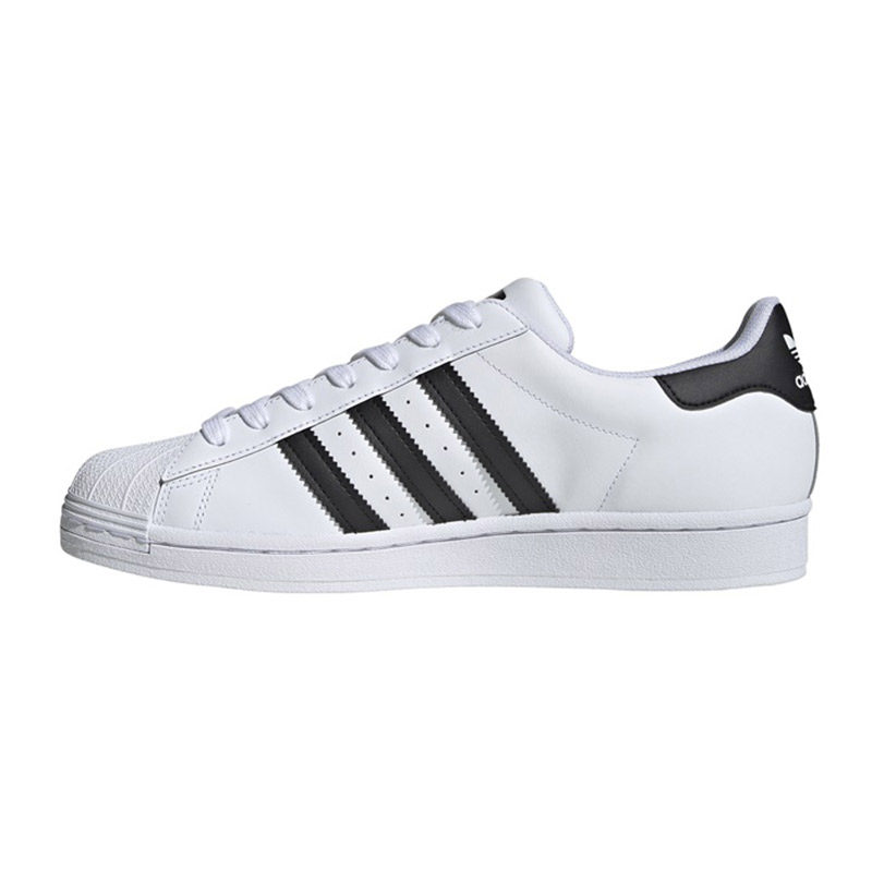 Adidas三叶草男女鞋贝壳头二代SUPERSTAR黑色板鞋休闲鞋JI0079