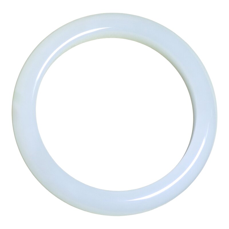 珪宝和田玉白冰晴宽条手镯55.5mm