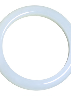珪宝和田玉羊脂玉宽条手镯55.5mm