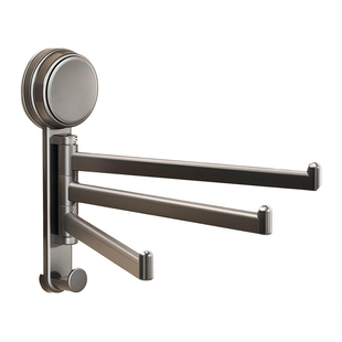 吸盘厨房抹布架置物架洗碗槽窗台多杆可旋转沥水架壁挂上墙毛巾架