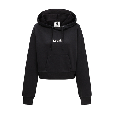 柯达2024新款短款小个子卫衣女