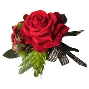 公司商务磁铁年会议开业开学毕业庆典北欧式胸花户外欧式婚礼襟花