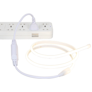 220V霓虹cob灯带led自粘门头户外墙房檐彩色装饰防水柔性氛围灯条