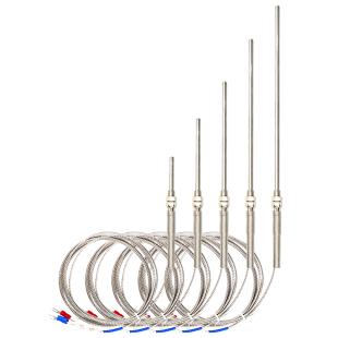 感温线k型探针式热电偶温度传感器测温仪电热偶测温线温控器探头