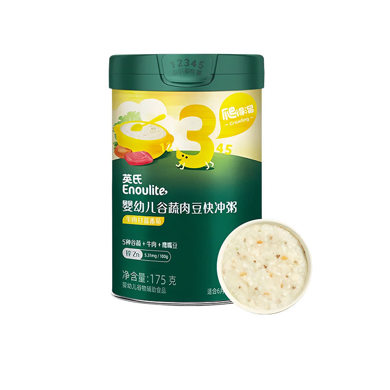 英氏快冲粥冲冲粥辅食粥罐装