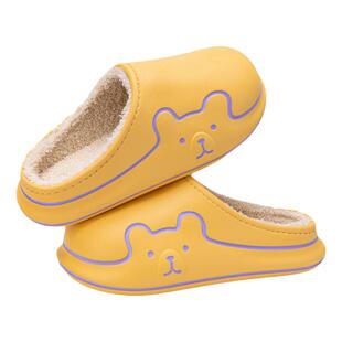 防水棉拖鞋女款冬季2026新款室内家居鞋防滑加绒拖鞋女士冬天外穿