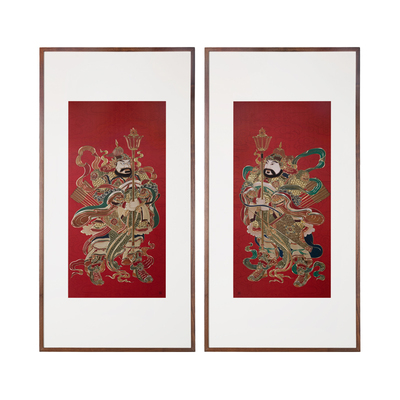 铜师傅《门神纳福（一对）》