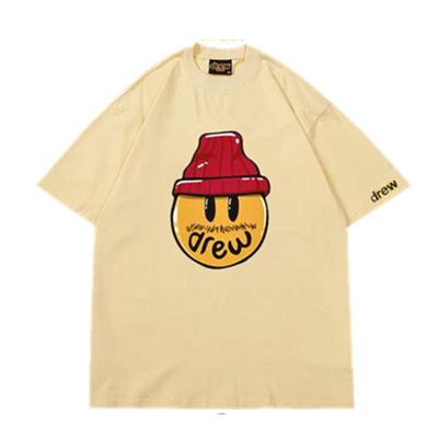 drew笑脸趣味小众潮牌美式短袖