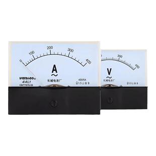长城电表44L1-A/V交流电流表电压表250V450V测量机械指针式安培表