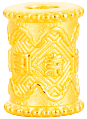 谁羽足金六字真言转运珠