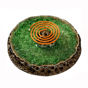 慕砚 手作INS风粗陶香炉太湖石香插家用室内熏香禅意茶道立式香皿