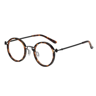 扫黑风暴孙红雷同款眼镜眼镜框男近视可配度数圆框复古手工眼镜潮