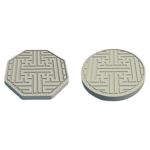 水泥地砖模具庭院踏步石模型花园林草坪石地板砖模板自制摸具制品