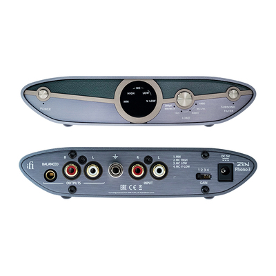 IFI悦尔法 ZEN Phono 3 MM/MC桌面平衡唱头放大器黑胶降噪滤波器