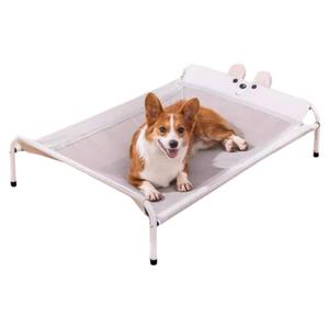 狗狗行军床防潮宠物沙发悬空狗窝四季通用可拆洗夏天狗床中小型犬