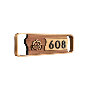 高档住宅门牌号码牌亚克力家用酒店民宿入户门口立体数字号码牌创意宿舍饭店包厢门口出租房门贴门牌号定制