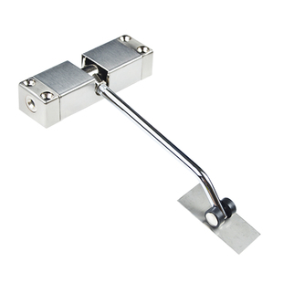 力爵家用小型简易弹簧闭门器隐形合页免开槽回位回弹自动关门神器