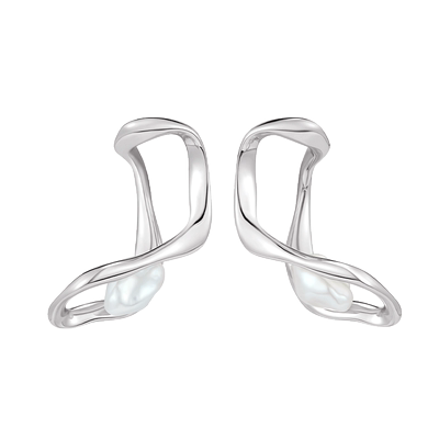 PEARLSTIGE蝴蝶系列蝶变珍珠耳钉