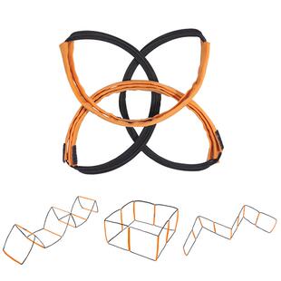 蝴蝶梯多功能敏捷梯儿童体能敏感绳梯小跨栏架训练器材跳格子道具