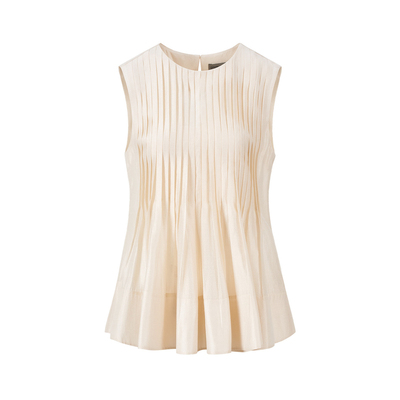 卓凡尼·华伦天奴无袖圆领女背心