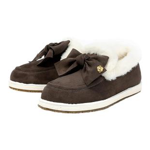 老美华2025初冬新款梅雪相忆加绒加厚保暖女款棉鞋厚底雪地靴女鞋