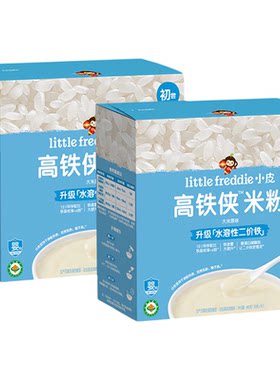 小皮有机高铁侠米粉2盒装