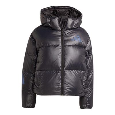 Adidas/阿迪达斯正品冬季女士短款蓬松保暖连帽日常羽绒服JL6907