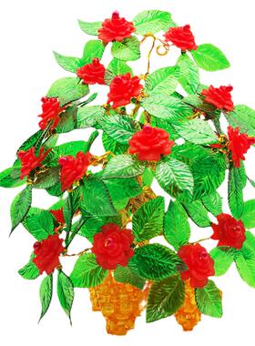 亚克力摆件简约客厅门店长绿成品