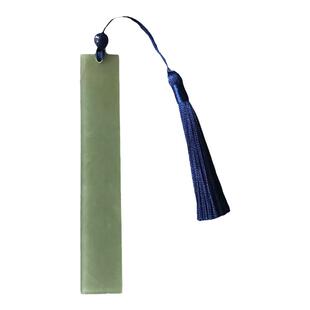 天然和田玉挂件手工玉石书签国风新中式文创饰品精致古典节日礼物