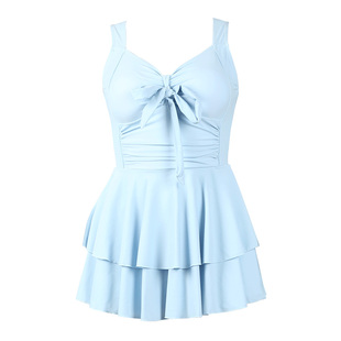 agliondy大码泳衣女泡温泉微胖显瘦高级感2025新款胖mm连体绝美