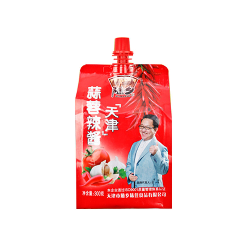 随乡天津蒜蓉辣酱300g*8袋辣椒酱
