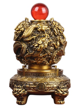 时来运转龙鼎摆件九转乾坤